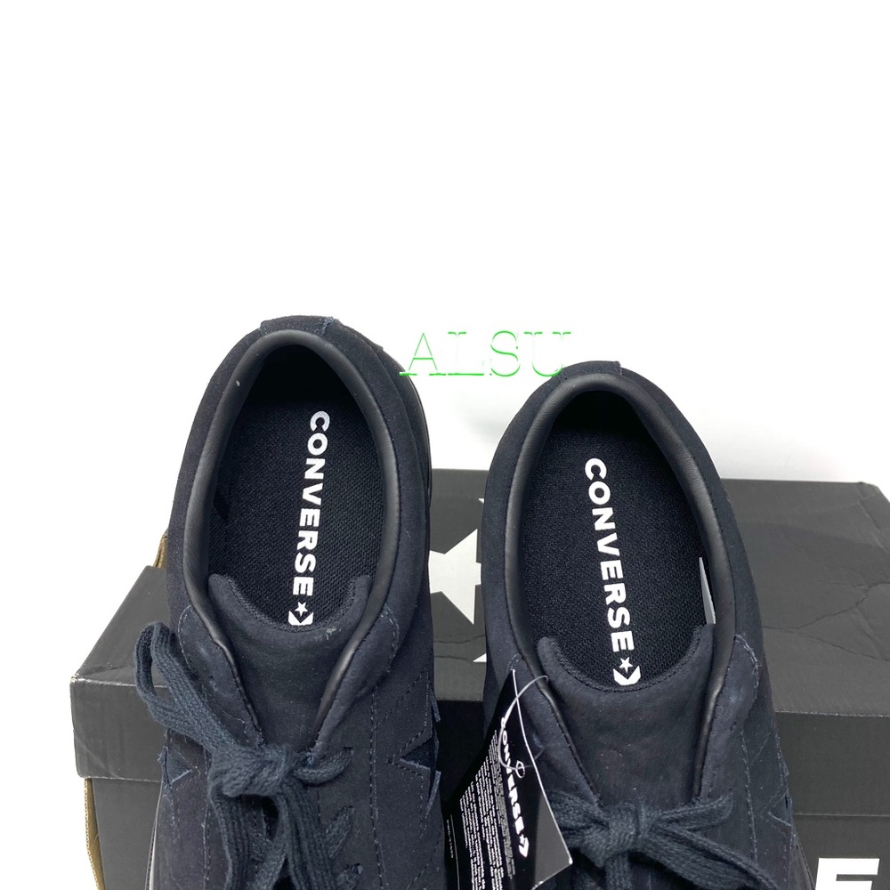 Converse One Star Suede Low Top Black Men Sneakers - Picture 5 of 9